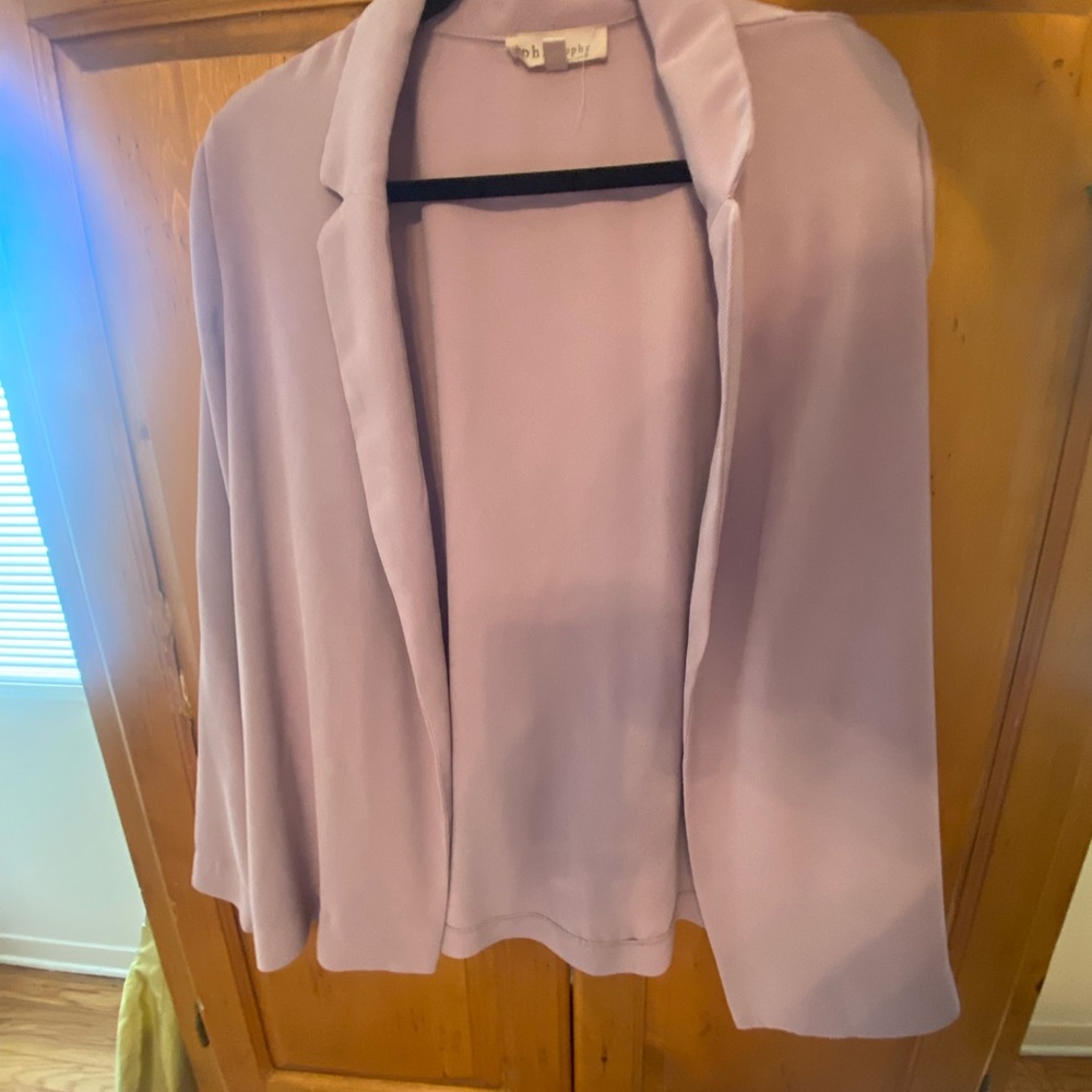 Philosophy Light Purple Women's Blazer